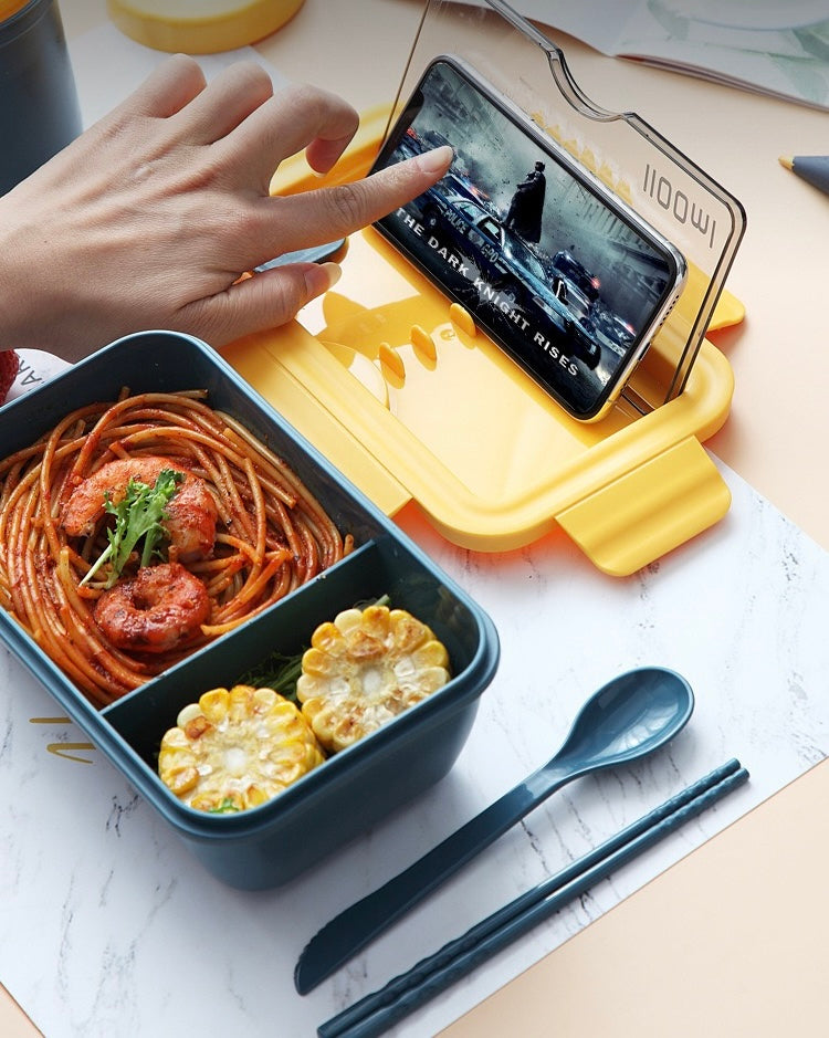 1100ML Lunch Box & Utensil Set