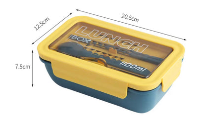1100ML Lunch Box & Utensil Set