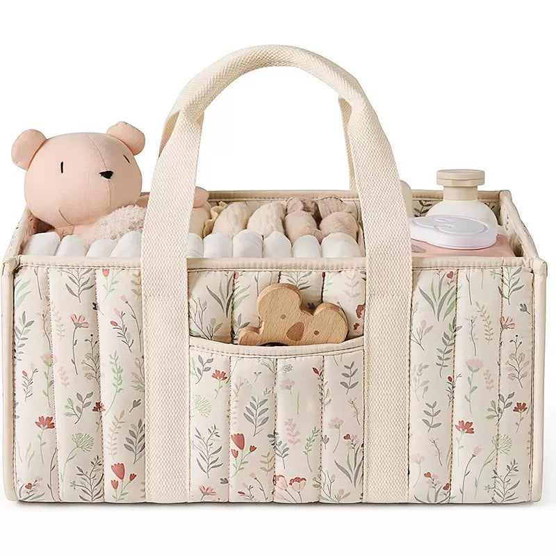 Baby Diaper Caddy Organizer with Pocket
