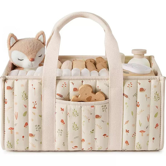 Baby Diaper Caddy Organizer with Pocket