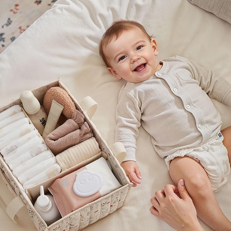 Baby Diaper Caddy Organizer with Pocket