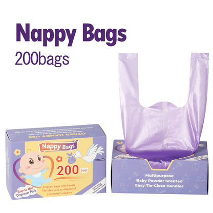 Multipurpose Disposable Nappy Bags