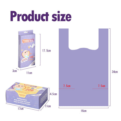 Multipurpose Disposable Nappy Bags