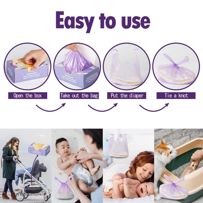 Multipurpose Disposable Nappy Bags