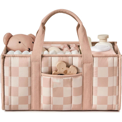 Baby Diaper Caddy Organizer with Pocket
