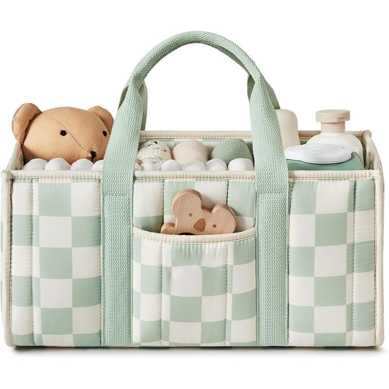 Baby Diaper Caddy Organizer with Pocket